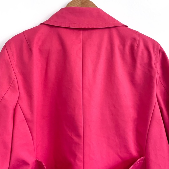 J. Crew Pink Trench Coat - Picture 9 of 14